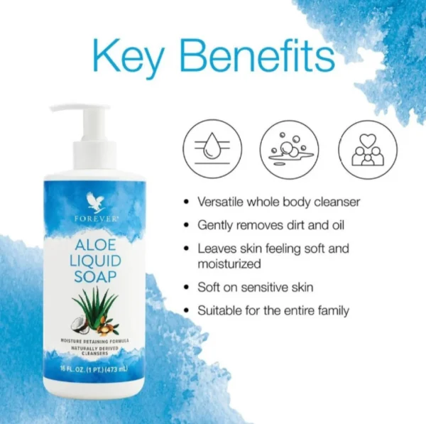 Forever Aloe Liquid Soap (473 ML)b