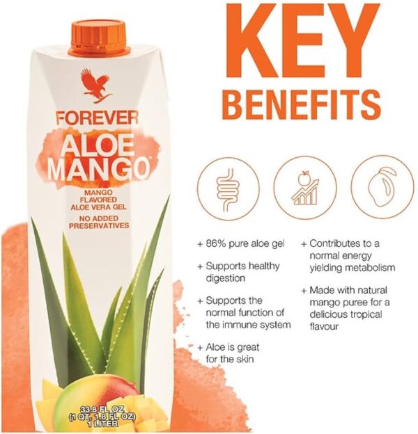 Forever Aloe Mango (1 Ltr) ,